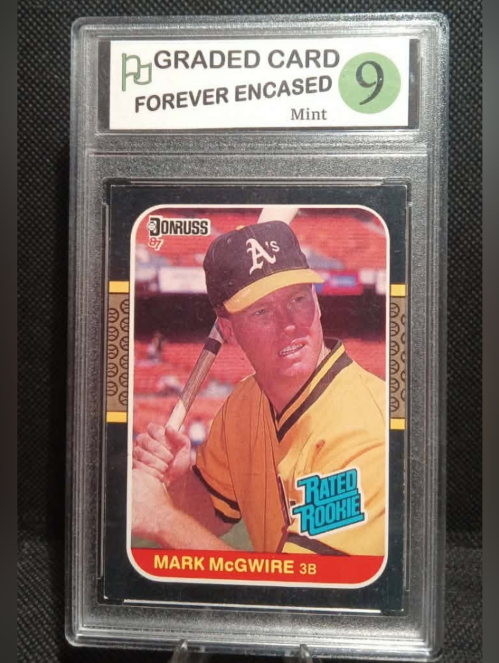 1987 Donruss Mark McGwire Rated Rookie #46 NM Oakland Athletics A’s